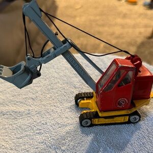 Vintage 1960s Corgi Major Priestman Cub Excavator Shovel British England